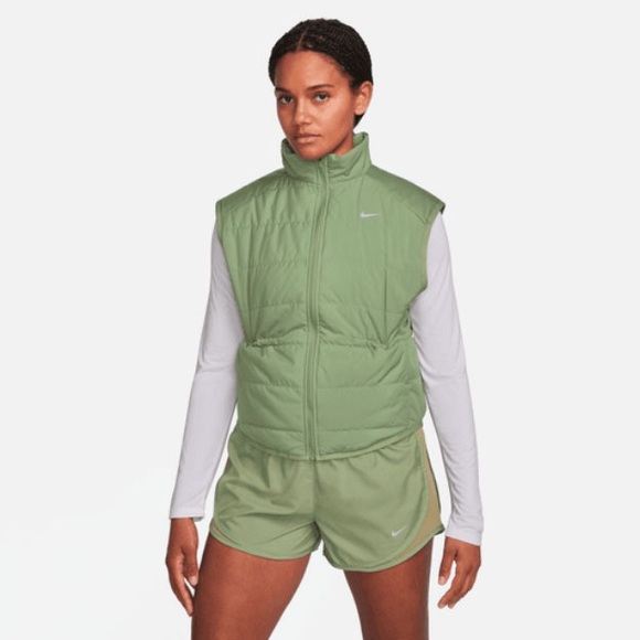 Nike Therma Fit Green Puffer Vest - Picture 1 of 5